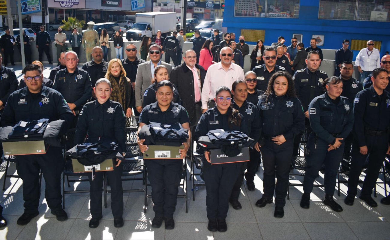 Otorgan aumento de sueldo a policías comerciales y guardias auxiliares de Tijuana