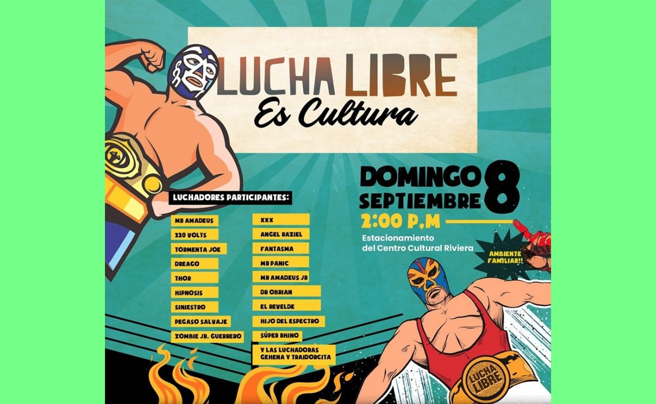 Llega "La Lucha Libre Es Cultura" a Ensenada