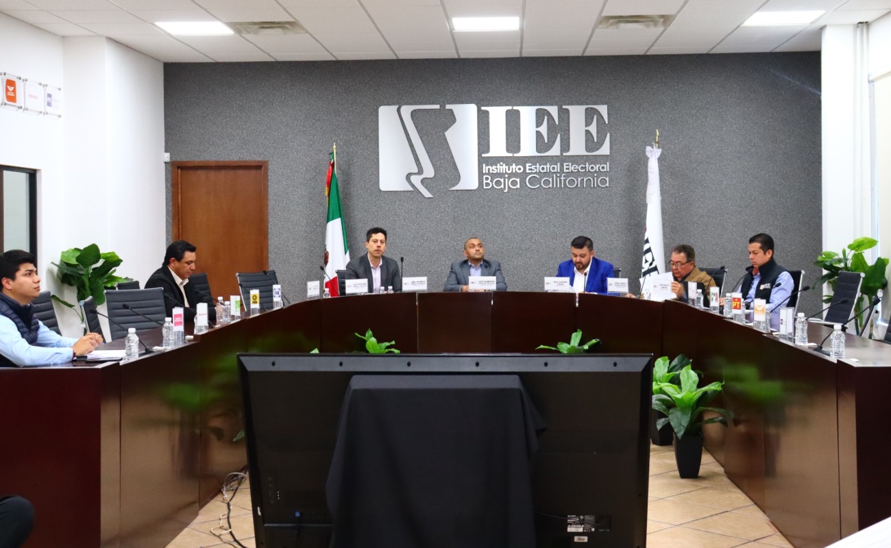 Avala consejo general del IEEBC nombramiento del comité estatal de Fuerza por México BC