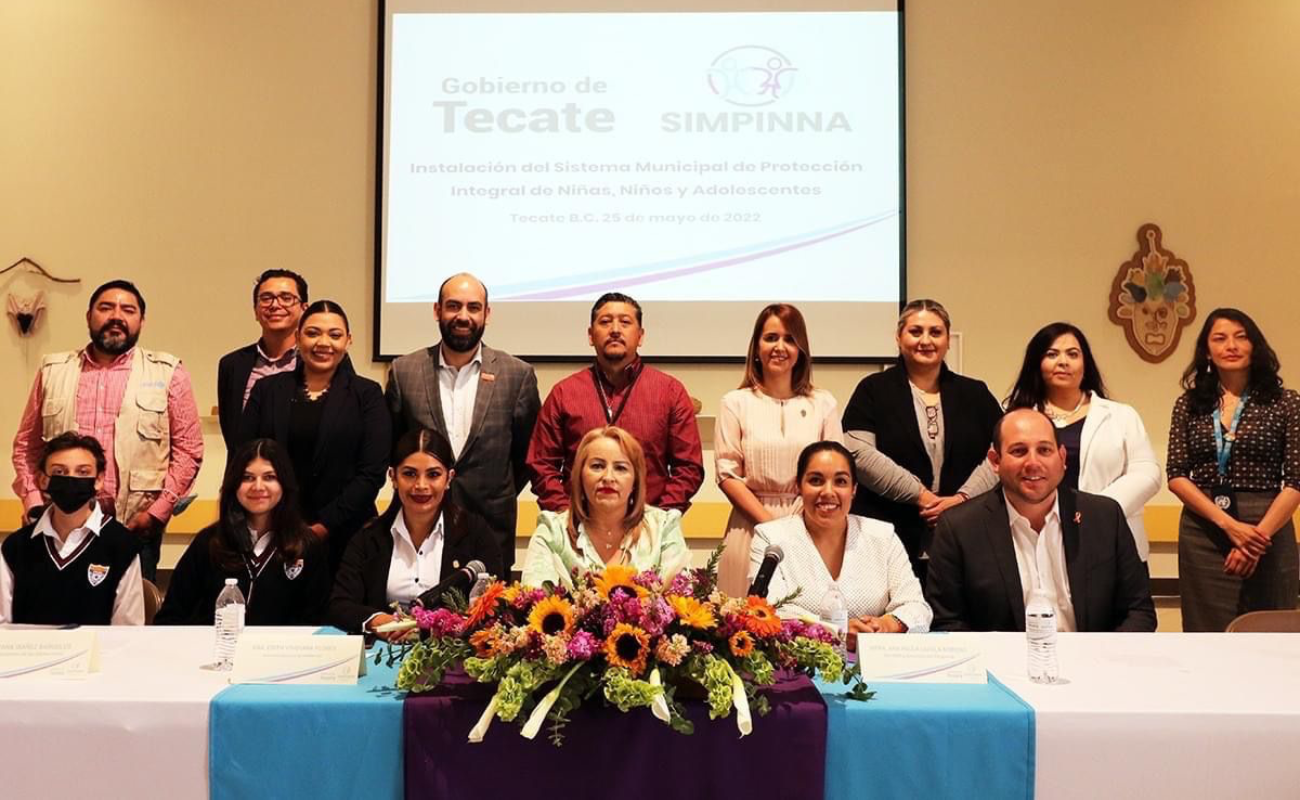 Instalan en Tecate el Sistema Municipal de Protección Integral de Niñas, Niños y Adolescentes