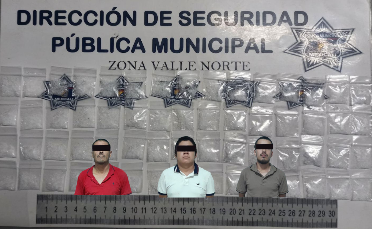 Detiene Policía Municipal a tres en posesión de enervantes durante “Valle Seguro”