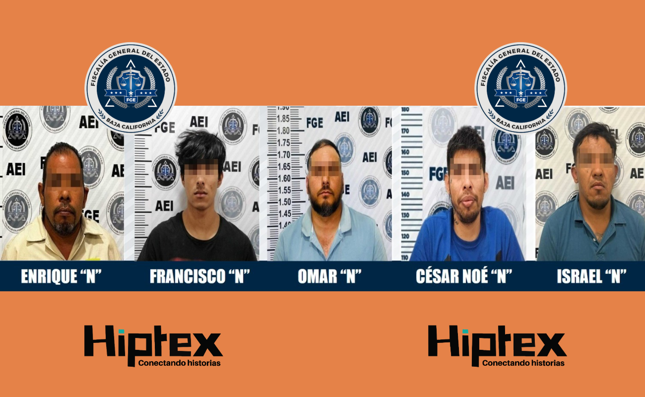 Cinco prófugos de la justicia son detenidos en Tijuana