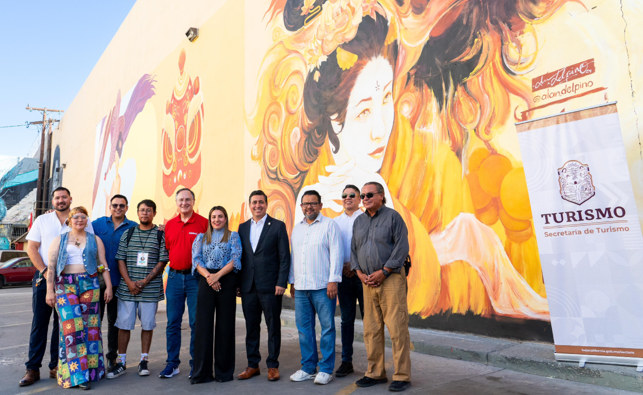 Renuevan murales de la Chinesca con el programa “Rutas Mágicas del Color”