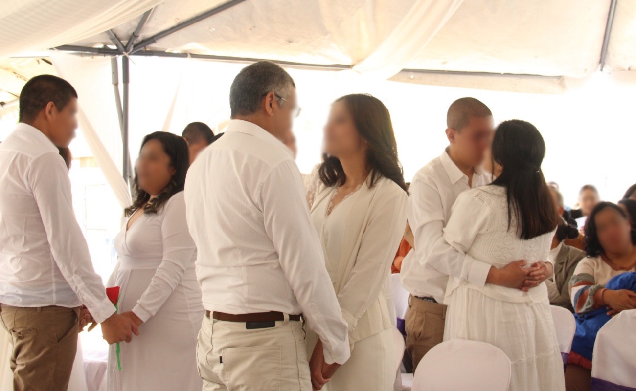 Impulsan la unión familiar con bodas colectivas en Centro Penitenciario de Ensenada