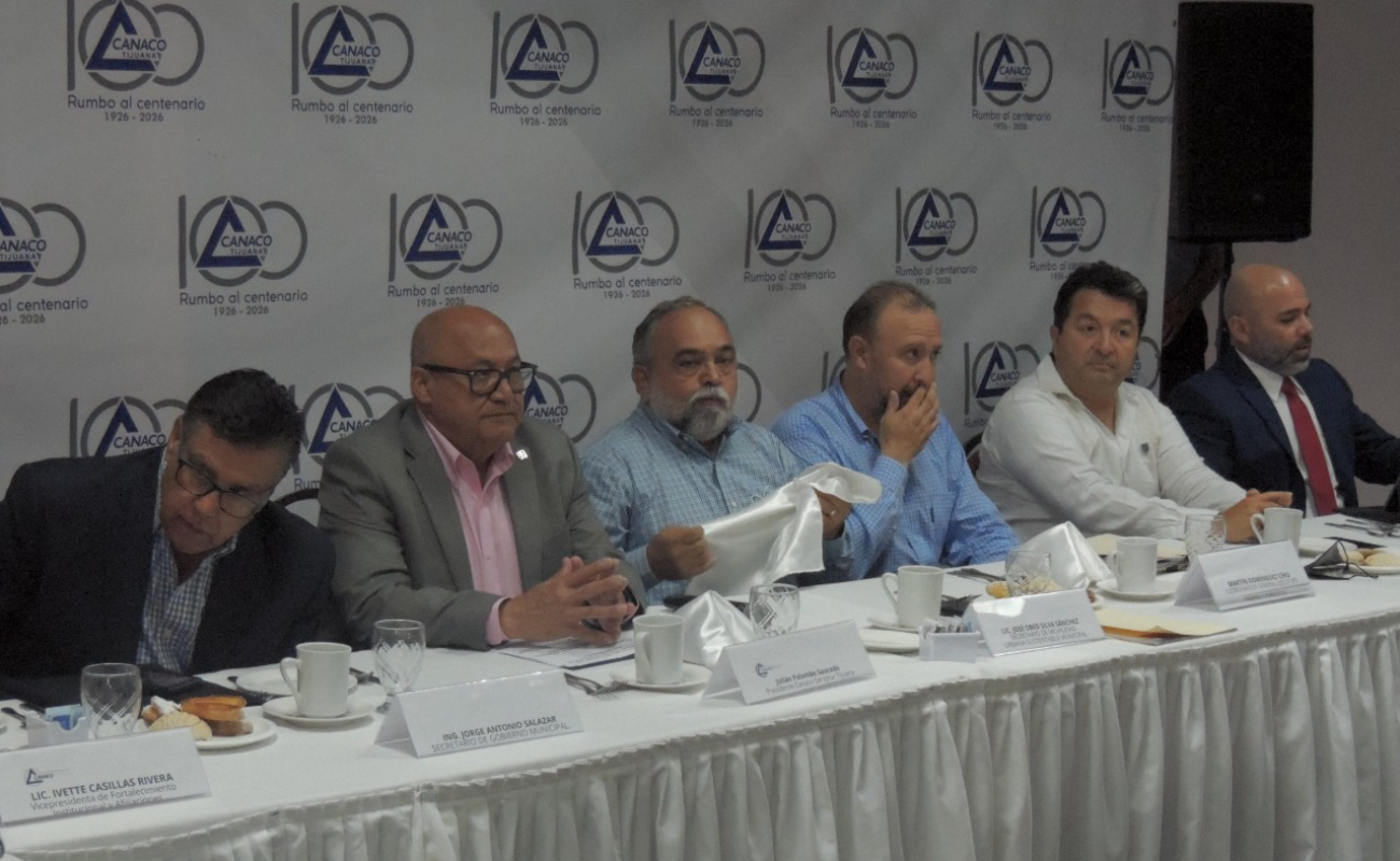 Seguridad pública y movilidad, los temas urgentes en Tijuana: Canaco