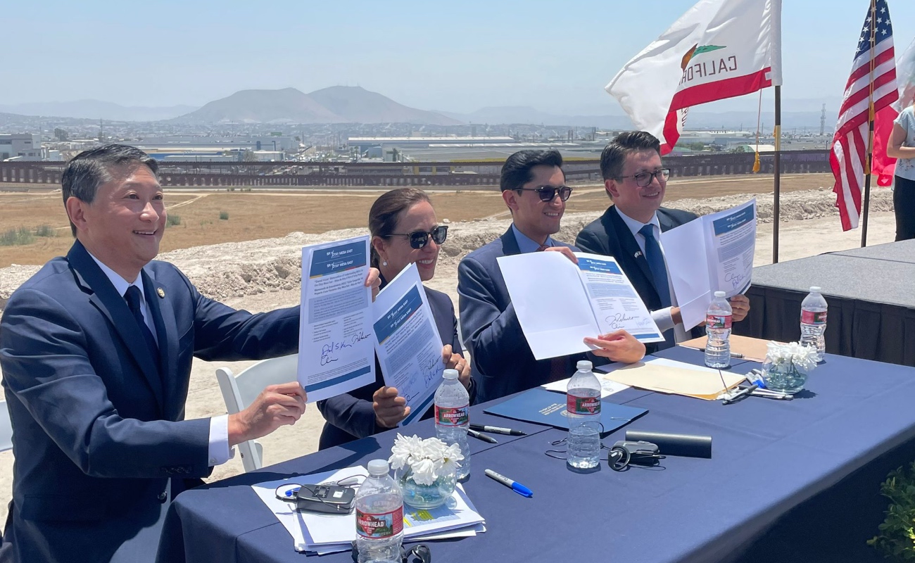 México y California firman acuerdo de nuevo macro proyecto de infraestructura fronteriza