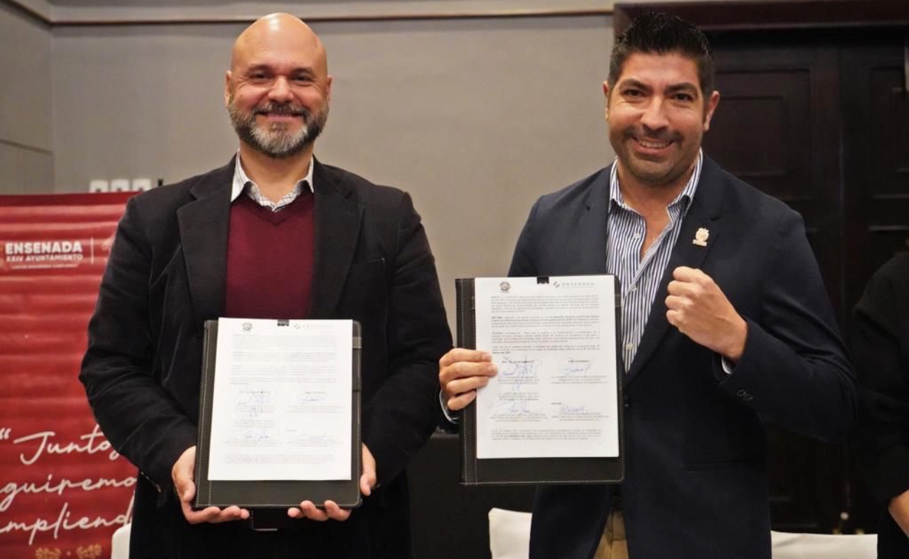 Firman convenio para promover el desarrollo económico de Ensenada
