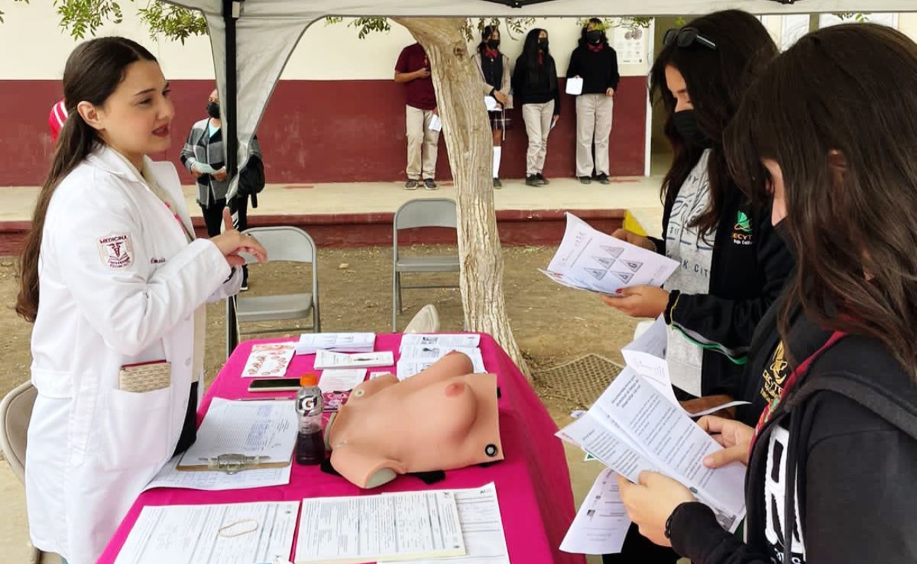 Realiza SS Jornadas de Prevención y Detección oportuna del cáncer de mama en San Quintín