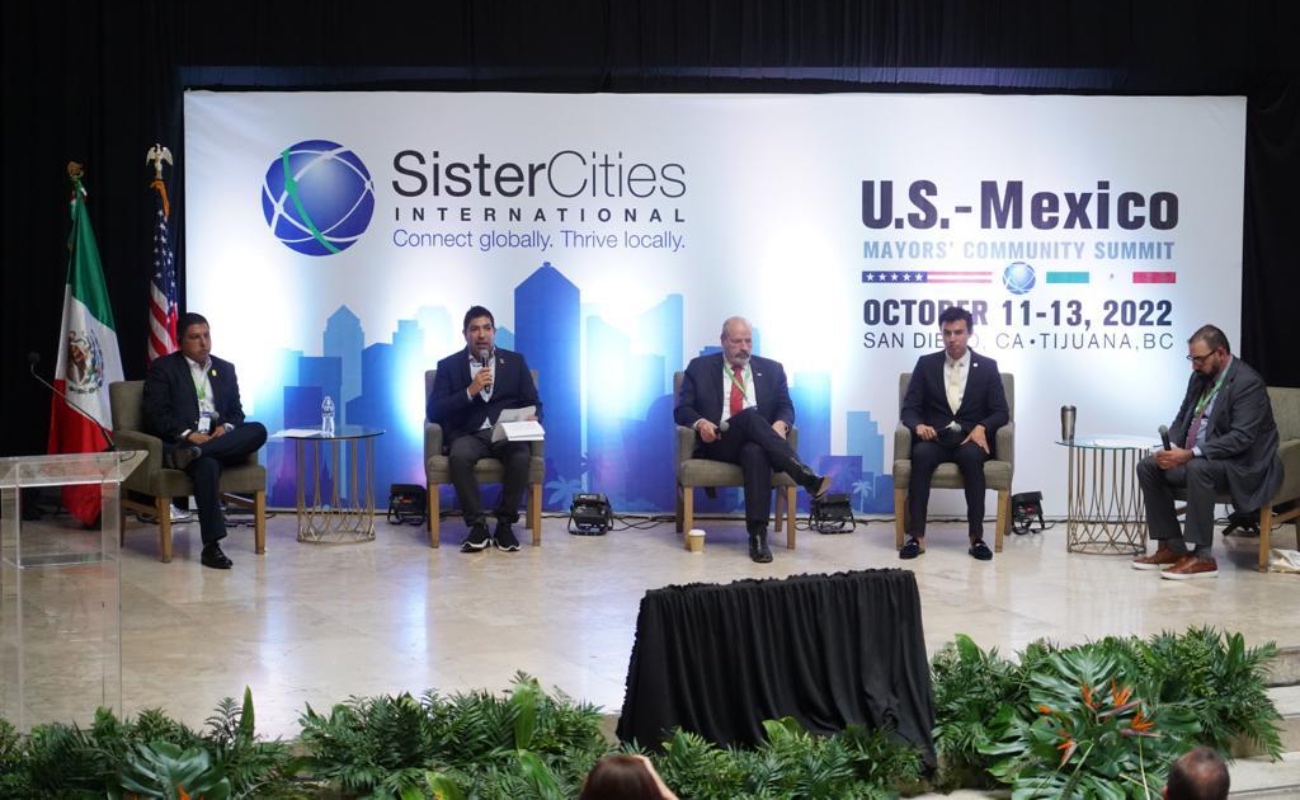 Promueve Armando Ayala vocaciones de Ensenada en “Cumbre de Alcaldes de México y Estados Unidos”