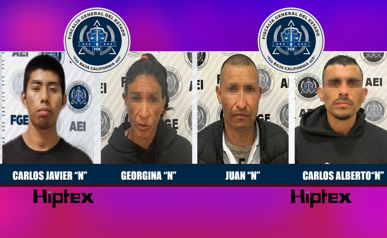 Atrapan a tres hombres y una mujer prófugos de la justicia en Tijuana