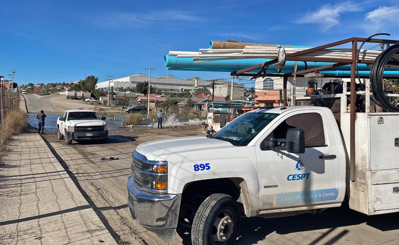 Anuncia CESPT suspensión de agua para Tijuana y Rosarito