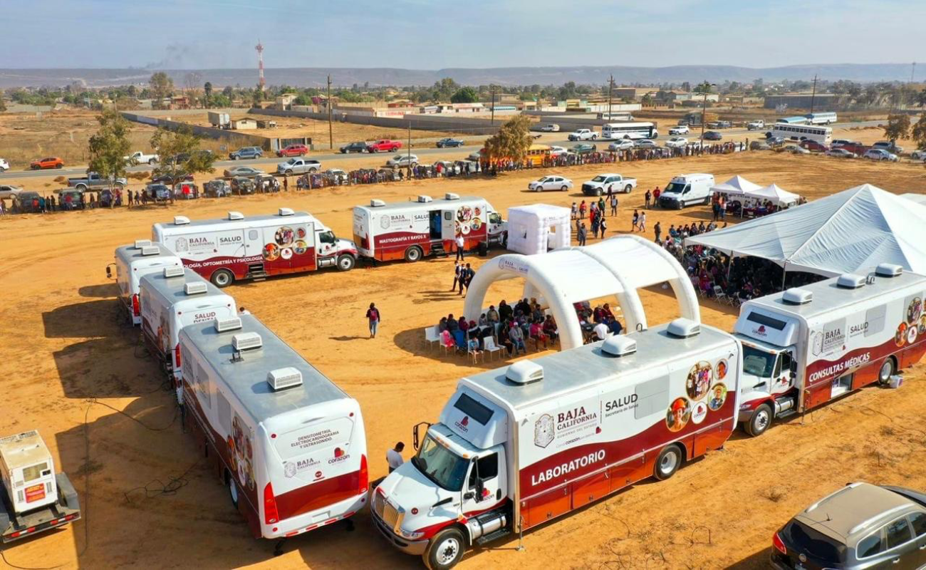 Centros de Salud Móviles en valle de Mexicali, Rosario y Ensenada del 24 al 28 de septiembre