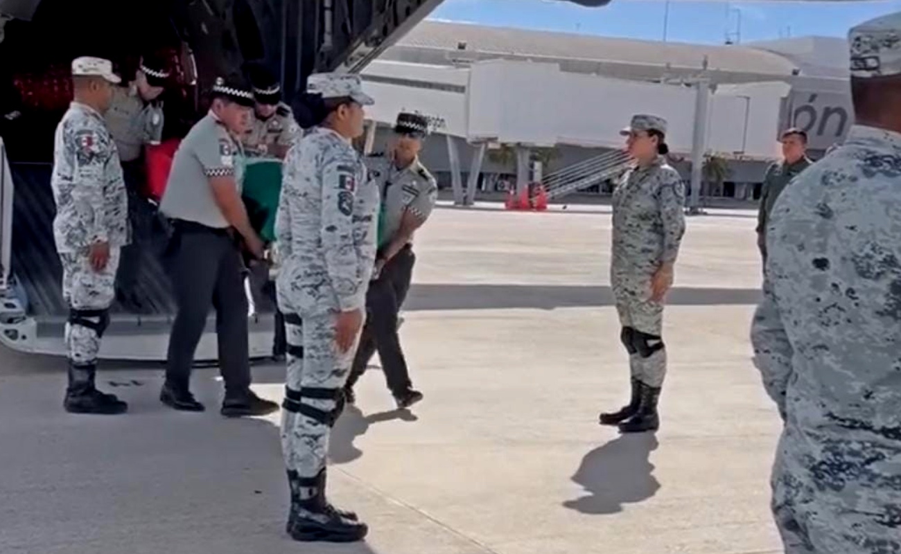 Llega a Sonora cuerpo de militar ahogado en Ensenada
