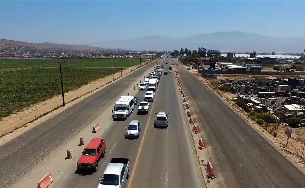 Invierte SICT más de 400 mdp en modernización del tramo carretero Chapultepec-Maneadero