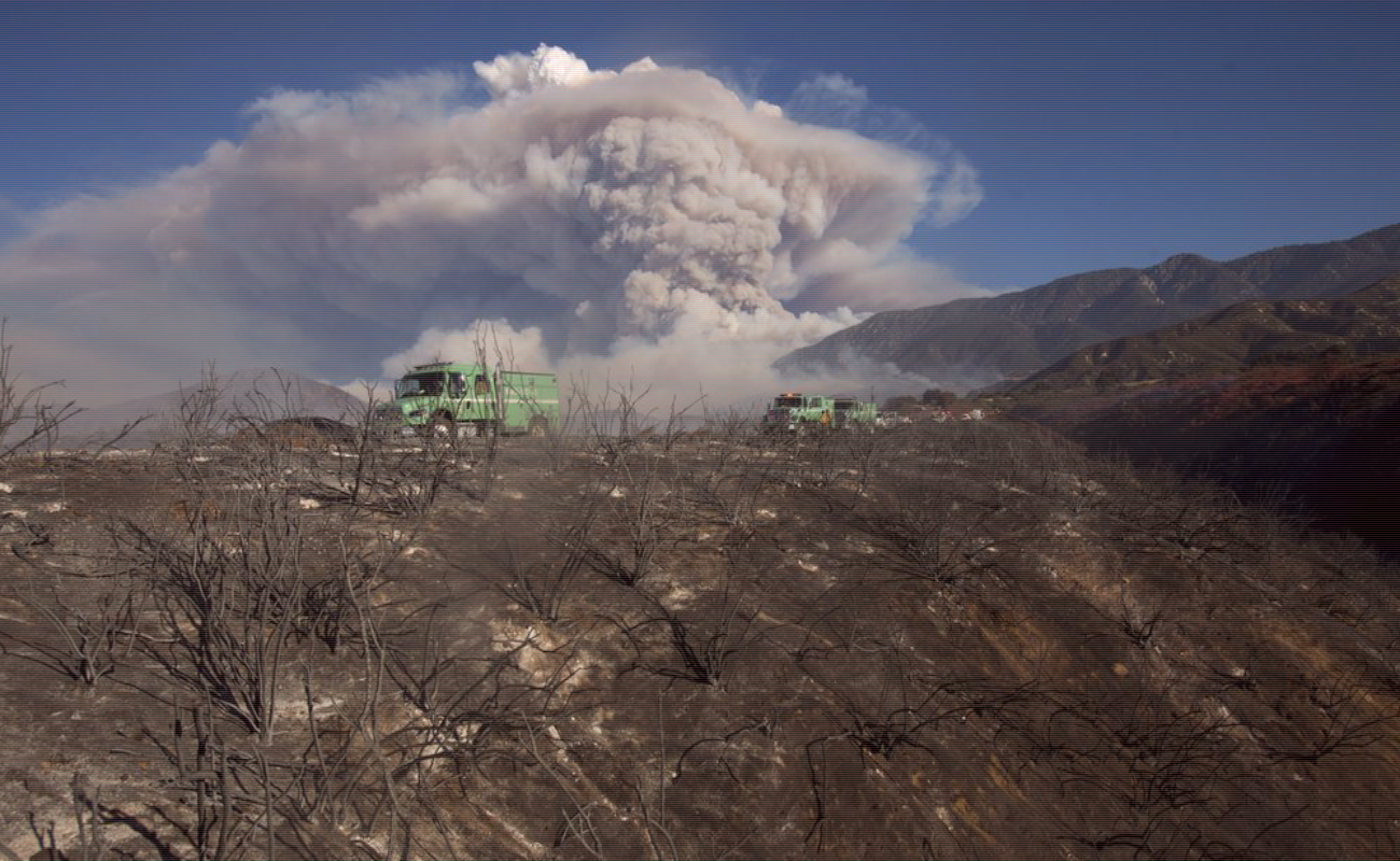 Fuera de control incendios forestales en California