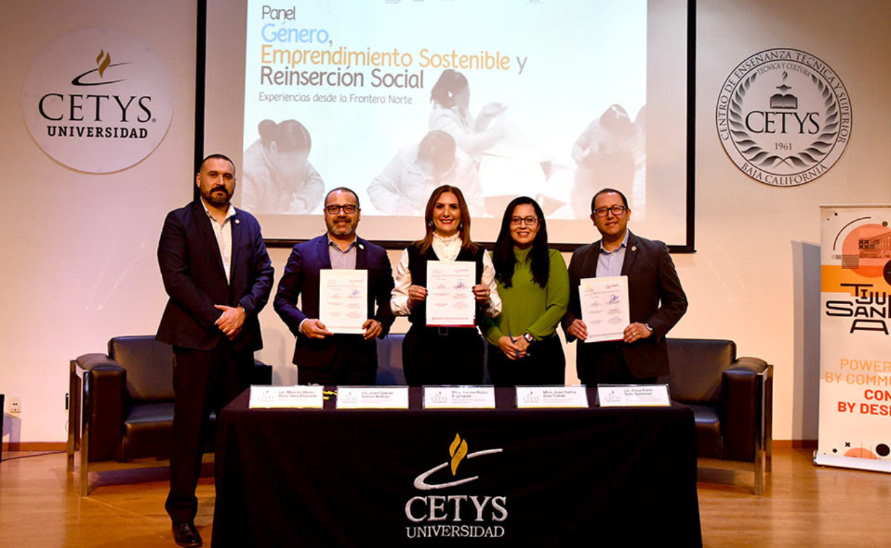 Firman CETYS Universidad y CESISPE convenio para desarrollar acciones en favor de internos