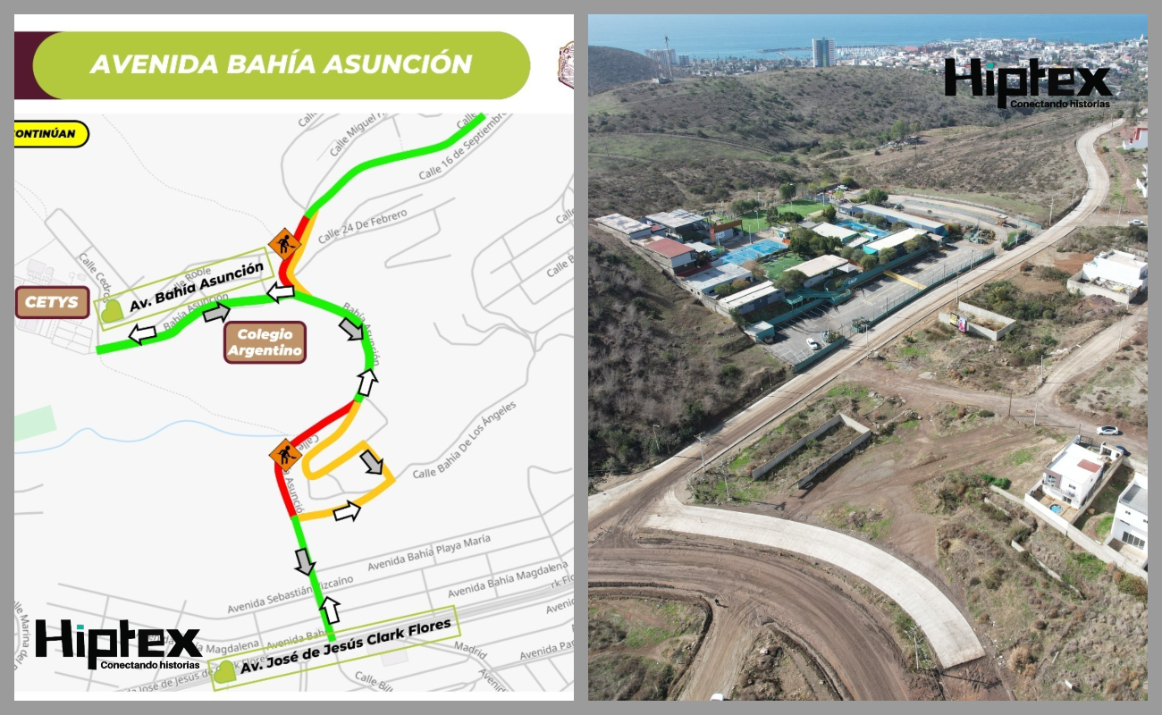 Anuncia SIDURT cambio de circulación por obra en Bahía Asunción