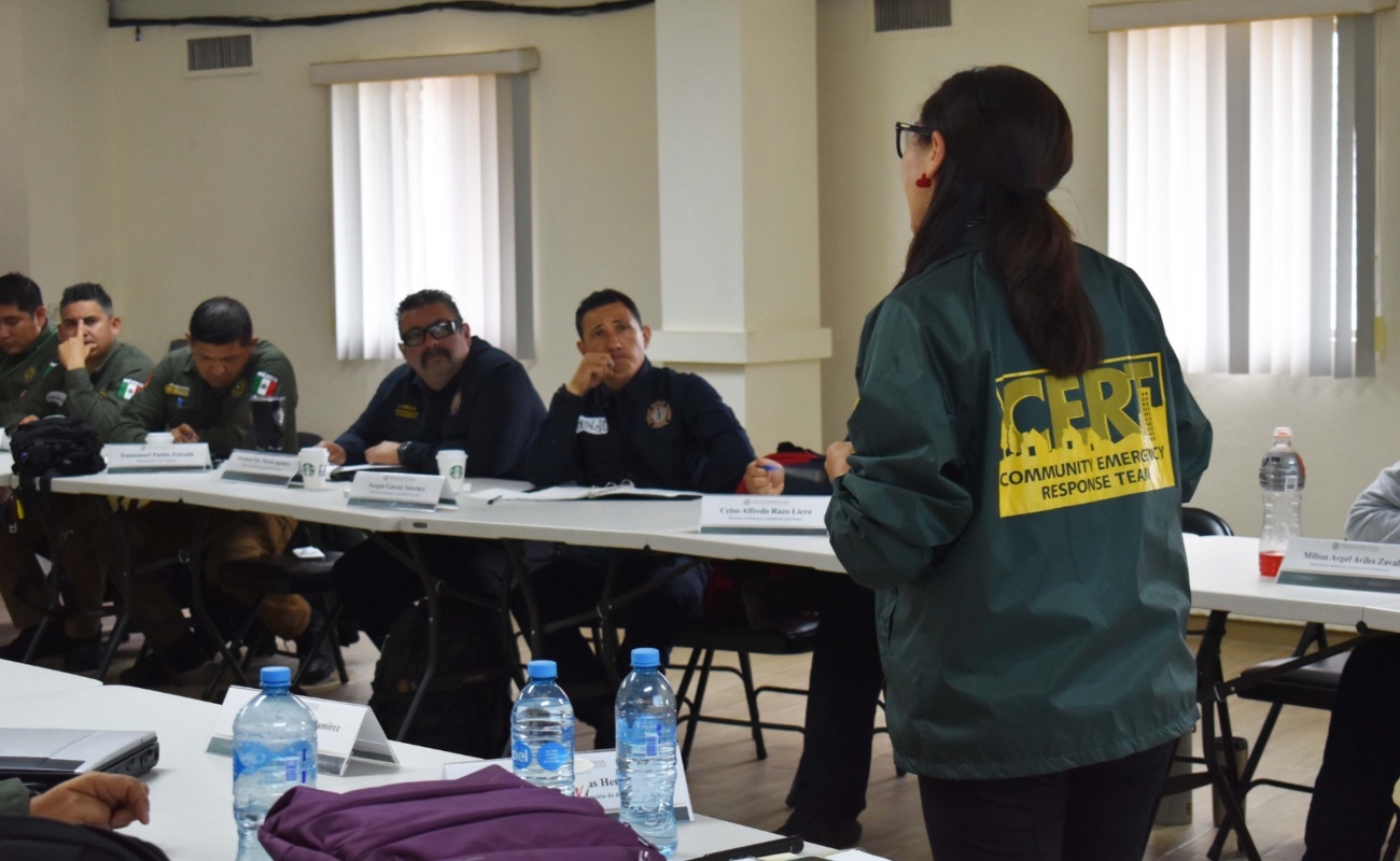 Acreditan a Protección Civil de Tijuana en formación de brigadas comunitarias