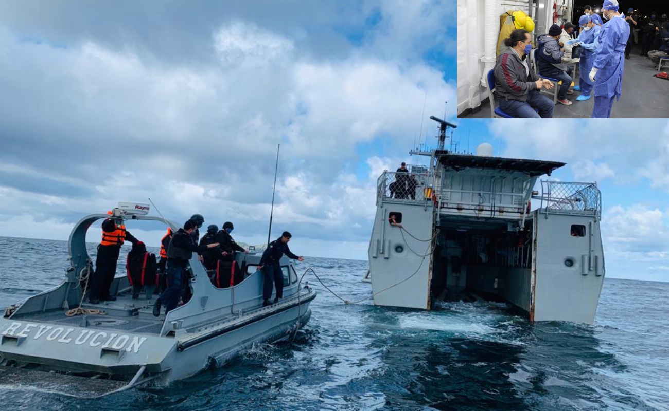 Rescata Armada a 11 mexicanos y 2 extranjeros a la deriva en Islas Coronado