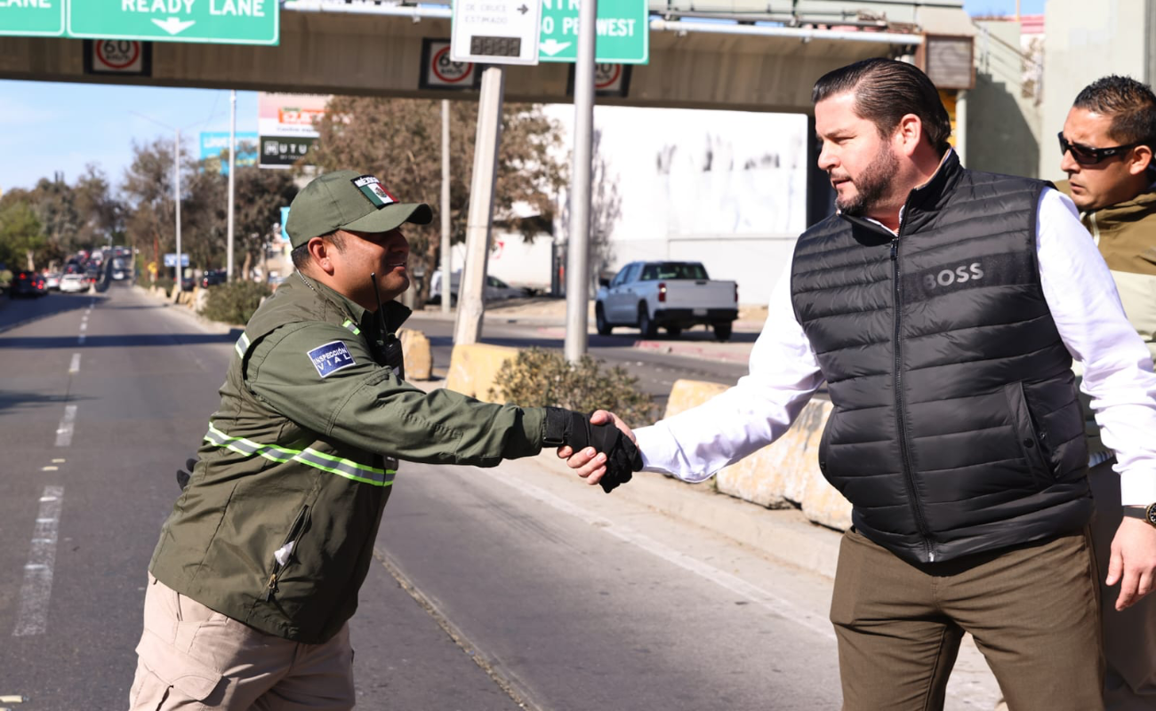 Anuncia alcalde Ismael Burgueño retiro de auxiliares viales en carriles de Ready Lane