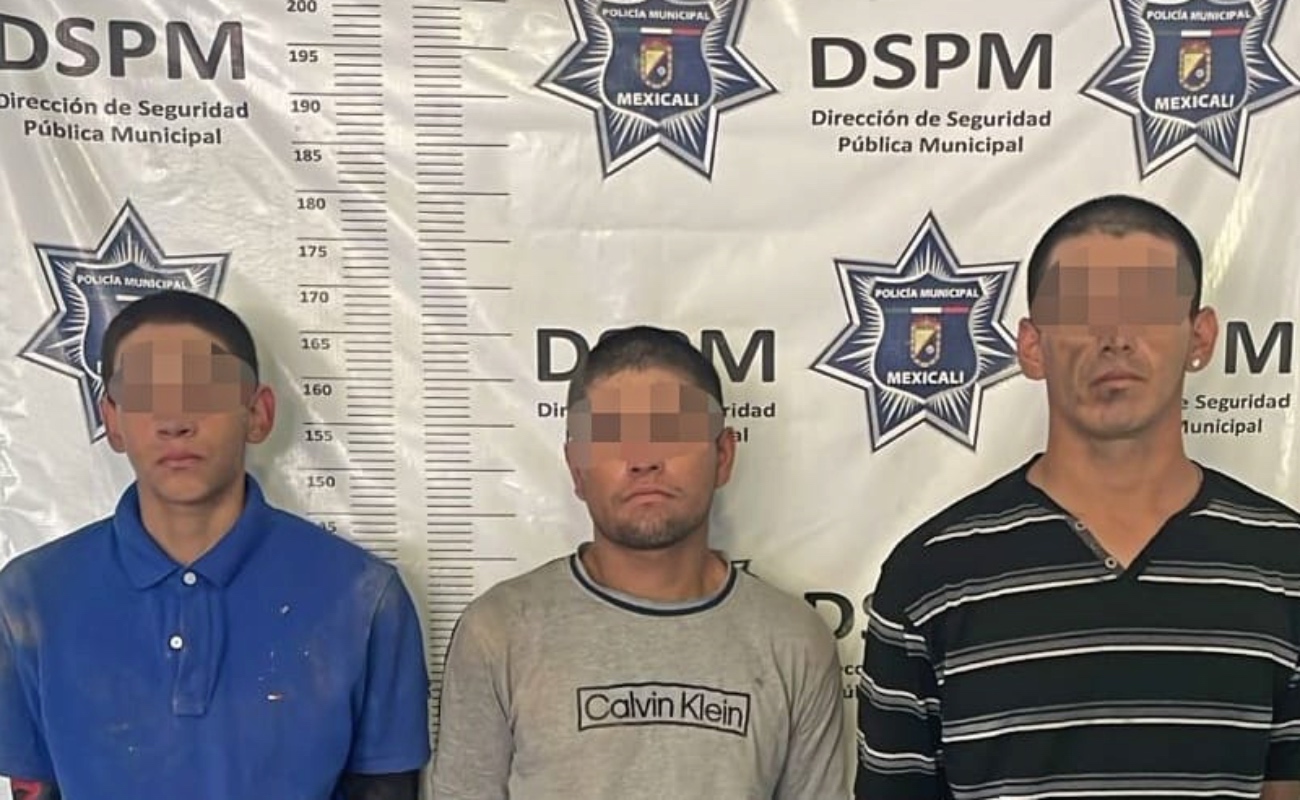 Policía Municipal detiene a seis hombres por allanamiento en diversos patrullajes