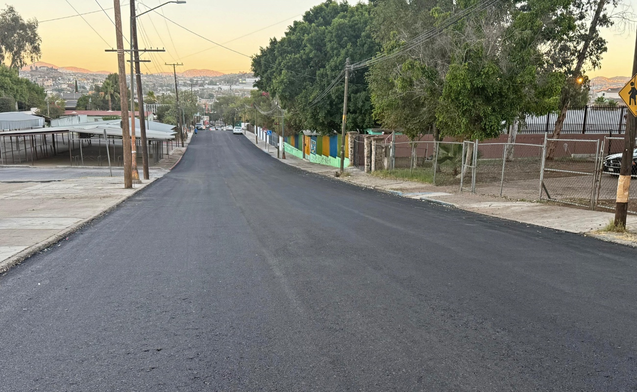 Avanza reencarpetado de la calle José Gutiérrez Durán con el programa "Vialidades Al 100"