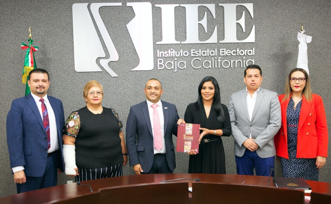 Presenta alcaldesa Montserrat Caballero primer informe de actividades ante el IEEBC
