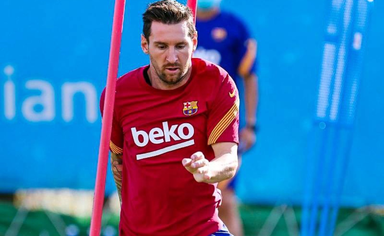 Messi se incorpora a los entrenamientos del Barcelona
