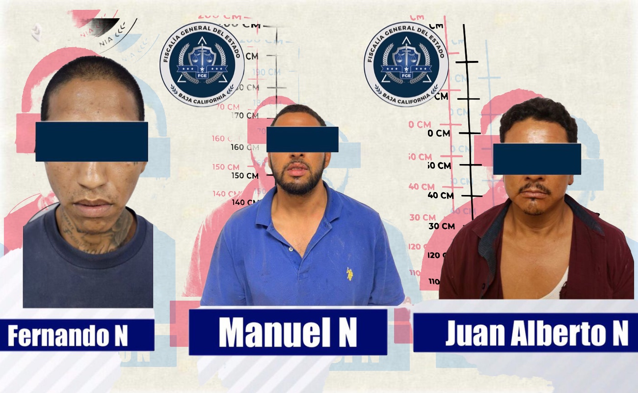 Caen tres prófugos de la justicia por diversos delitos en Ensenada