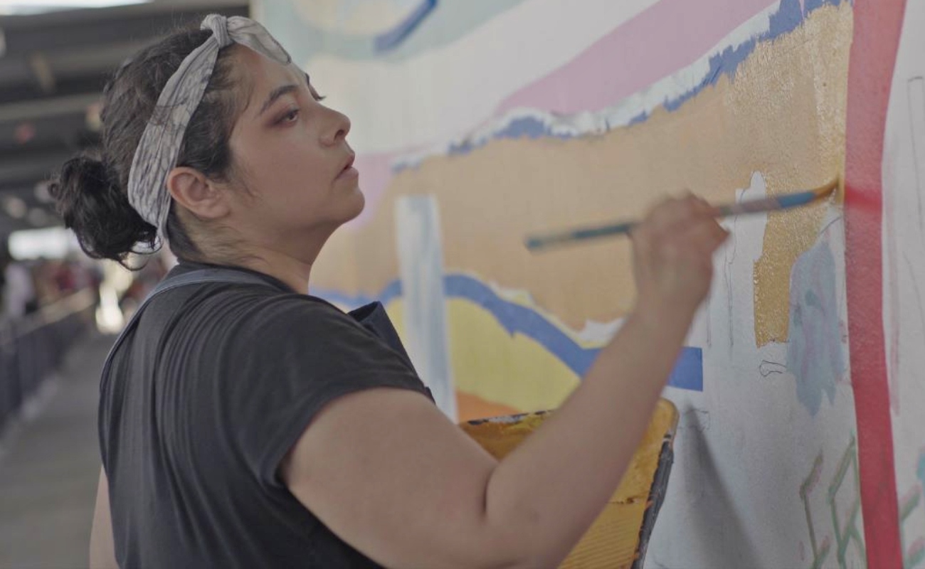 Inician trabajos en murales comunitarios de la Garita de Otay