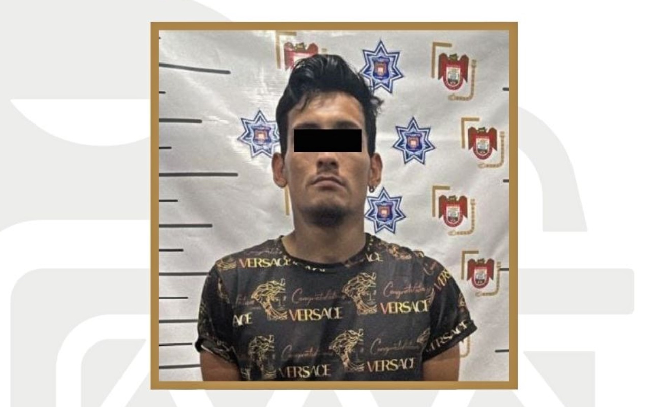 Captura Policía Municipal a sujeto por asalto con violencia