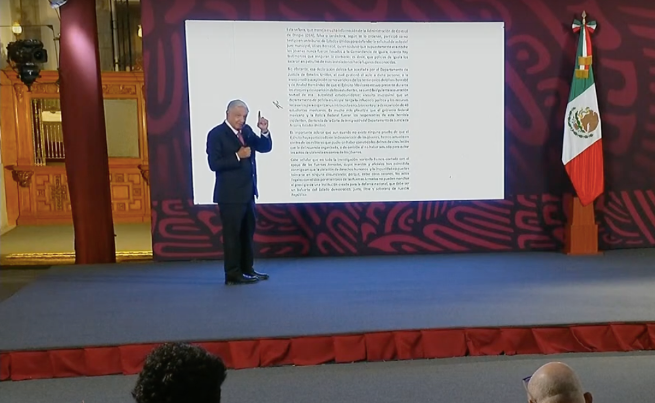 Justifica en una carta el presidente López Obrador, la falta de avances sobre el caso Ayotzinapa