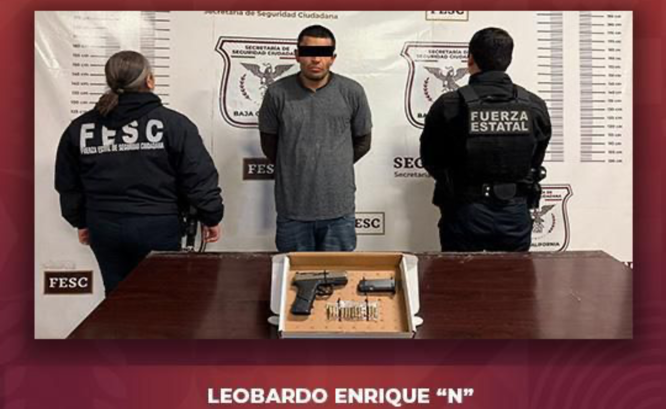 Detienen a hombre armado en la Líber