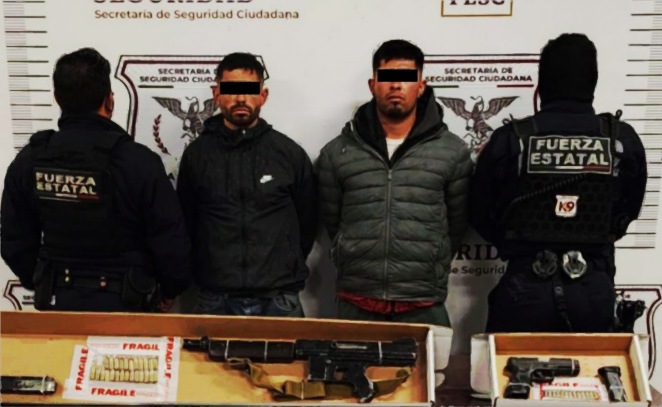 Capturan a dos hombres armados en Tijuana