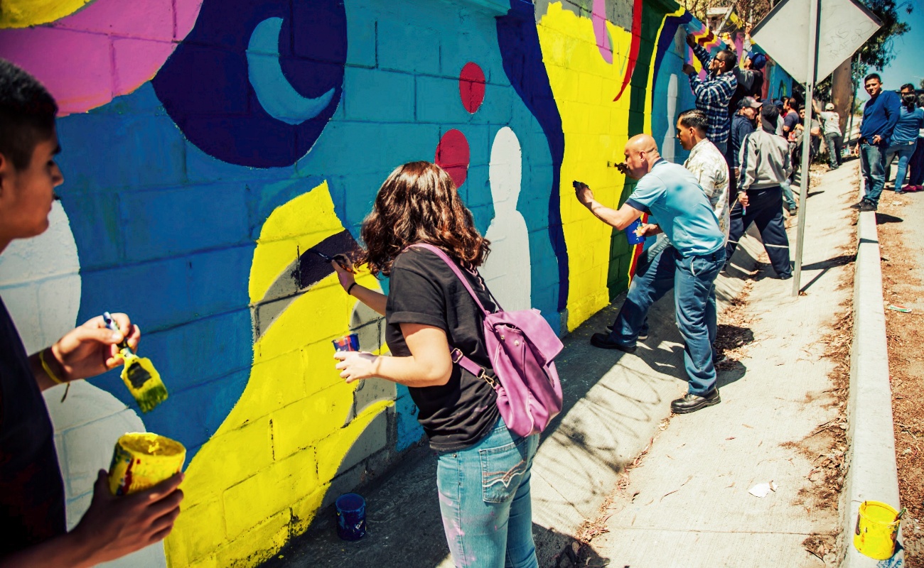 Usan el arte contra las drogas en calles de Tijuana