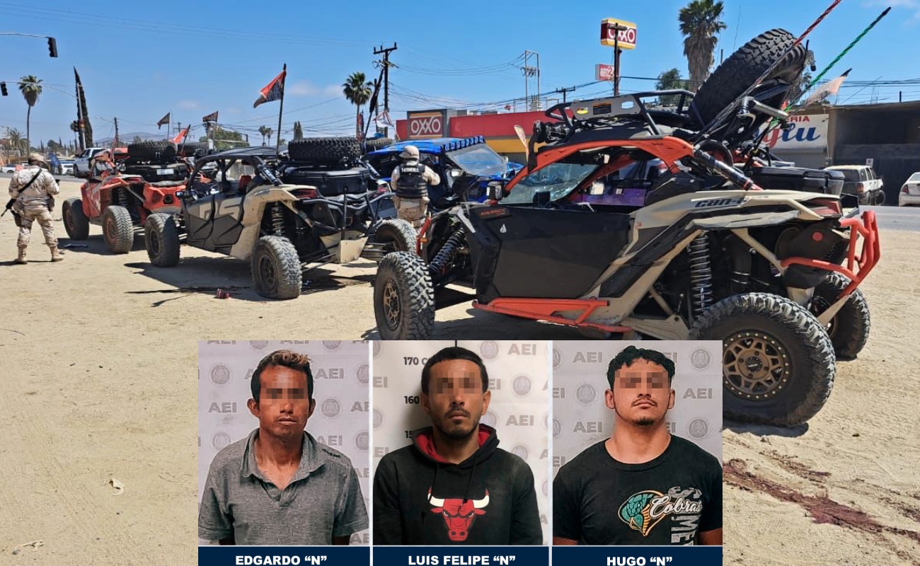 Captura FGE a tres relacionados con masacre en San Vicente