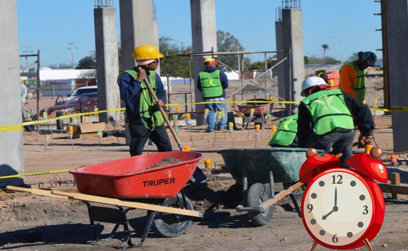 Implica reforma laboral reducción del 25% de la jornada de trabajo en la construcción