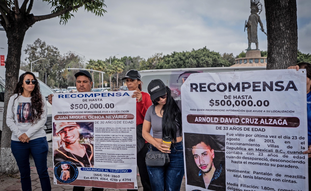 Realizan jornada conjunta de búsqueda colectivos de personas desaparecidas de Tijuana y Mexicali