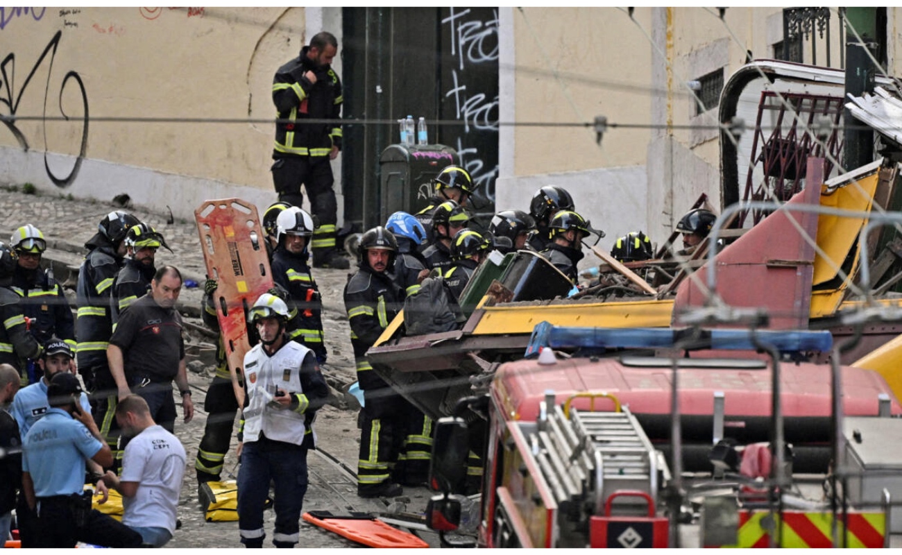 Tragedia en Lisboa: ascienden a 17 los muertos por descarrilamiento de tranvía turístico