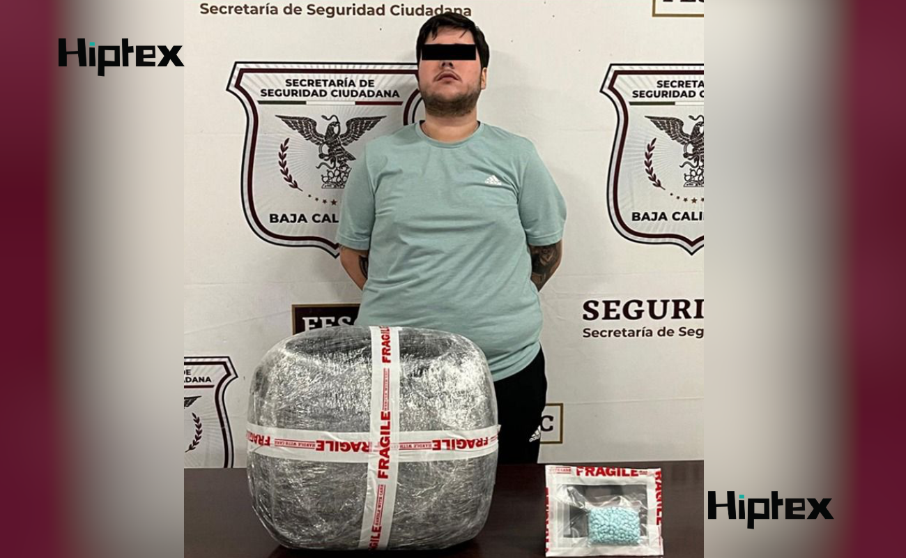 Decomisan 17 kilos de fentanilo en Tijuana, hay un joven detenido