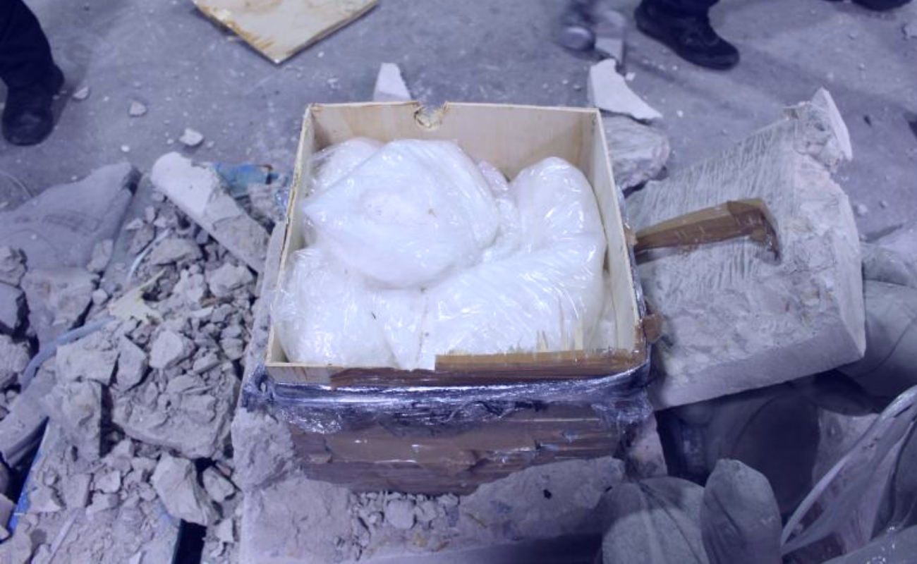 Descubren en garita de Otay 311 libras de metanfetamina en artículos de piedra