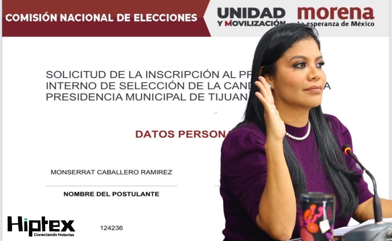 Cumple Montserrat Caballero con registro para contender por candidatura  de alcaldía por Morena