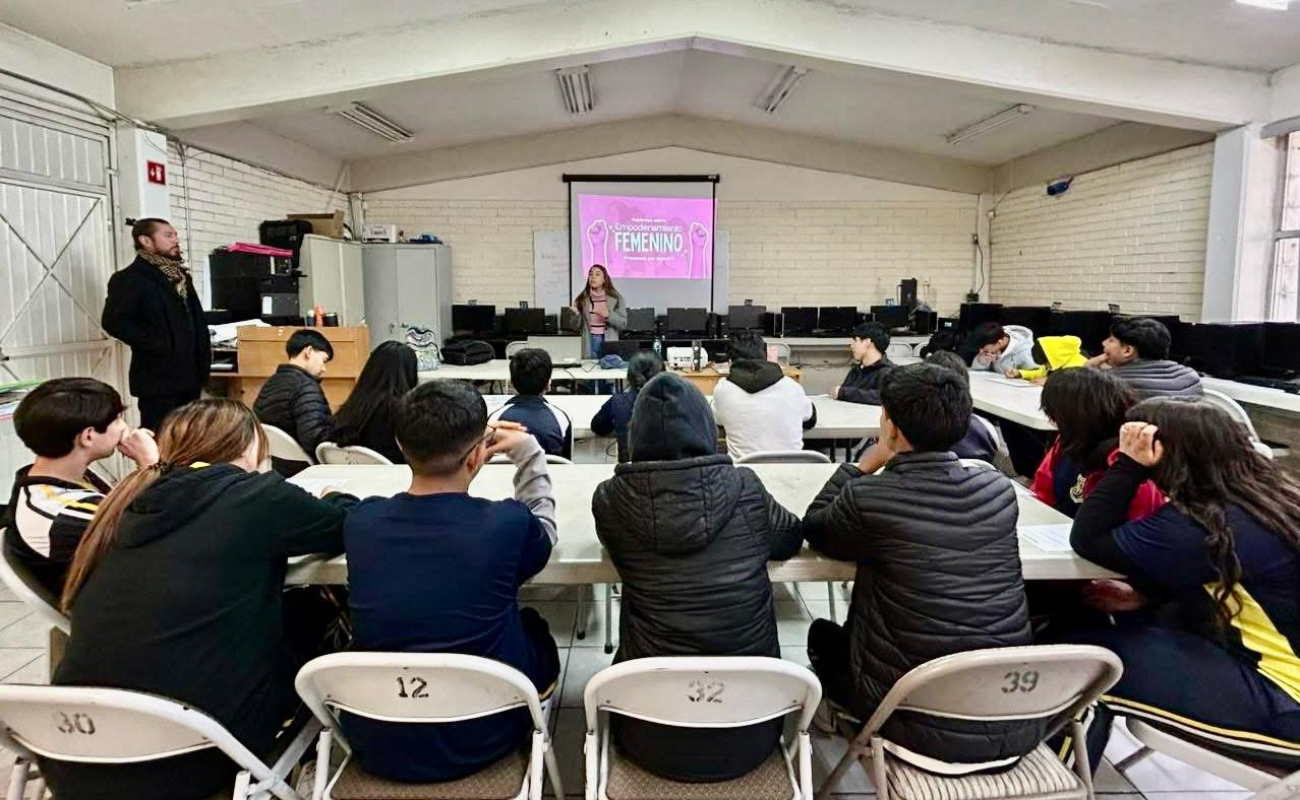 Promueve IMJUVET el empoderamiento femenino en secundarias de Tecate