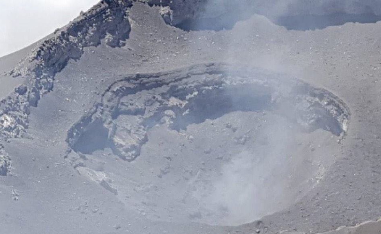 Destruido el domo 82 en el volcán Popocatépetl