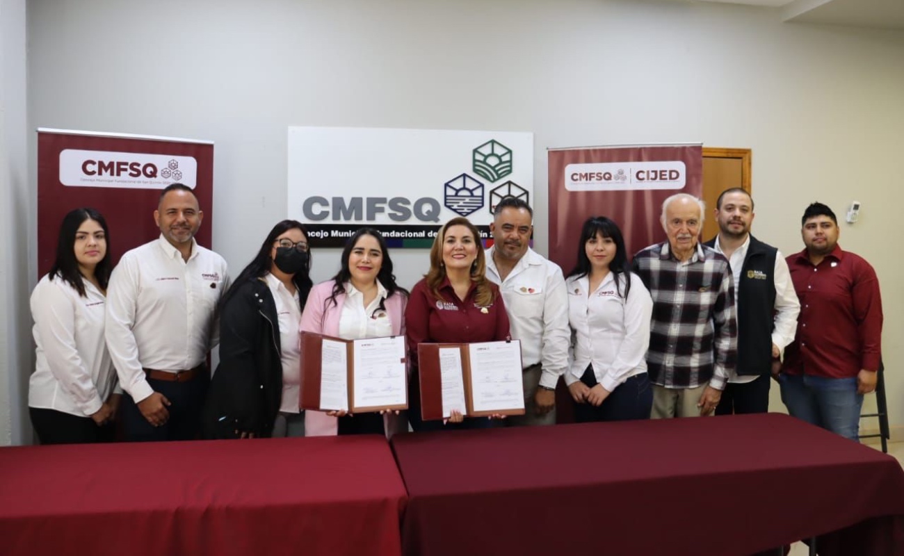 Firma convenio Secretaría de Inclusión y Concejo Municipal Fundacional de San Quintín
