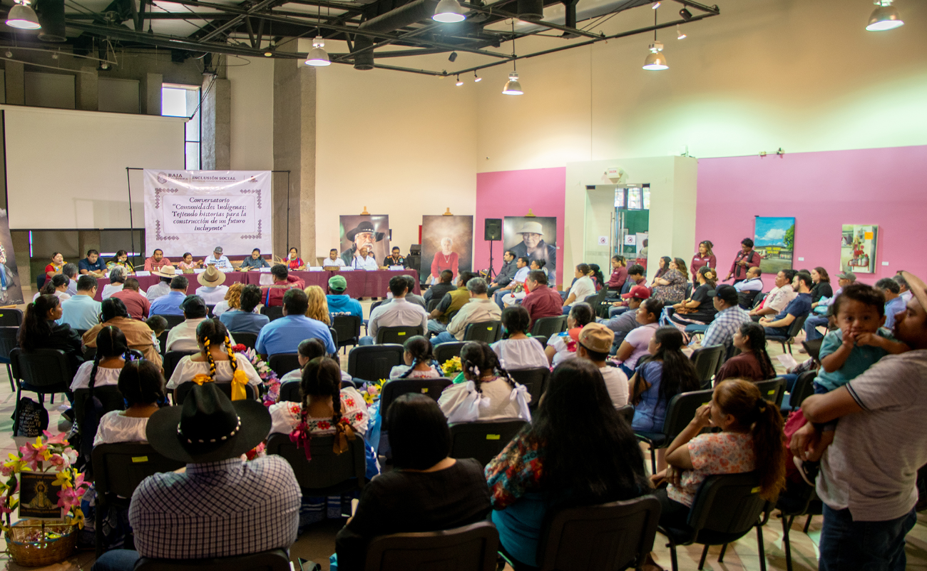 Realizan conversatorio “Comunidades indígenas: tejiendo historias para la construcción de un futuro incluyente”