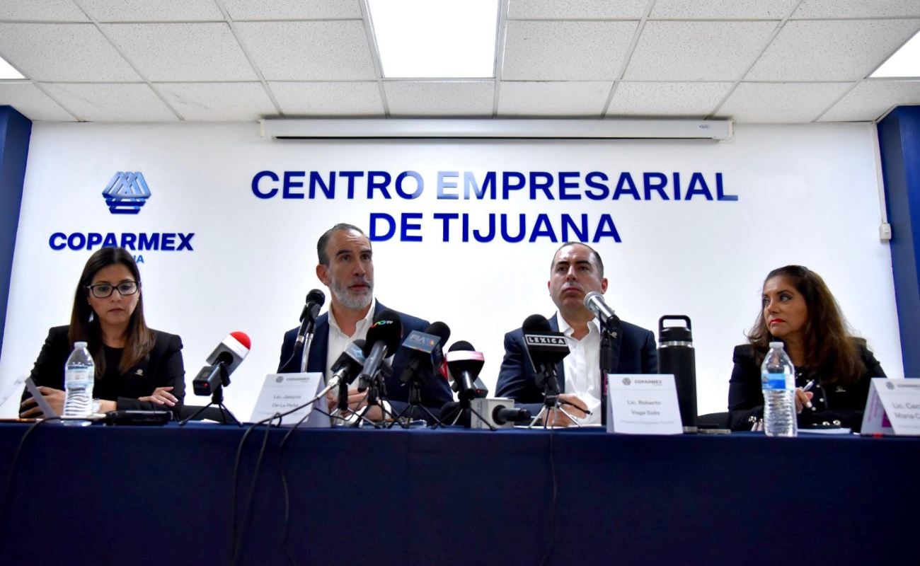 Demanda Coparmex estrategias eficientes para devolver la paz y seguridad a BC