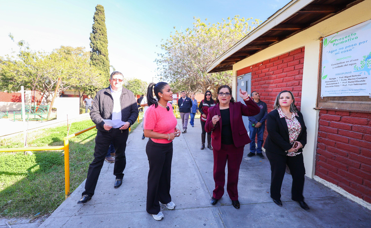 Trabaja gobierno de Montserrat Caballero en mejora de escuelas municipales