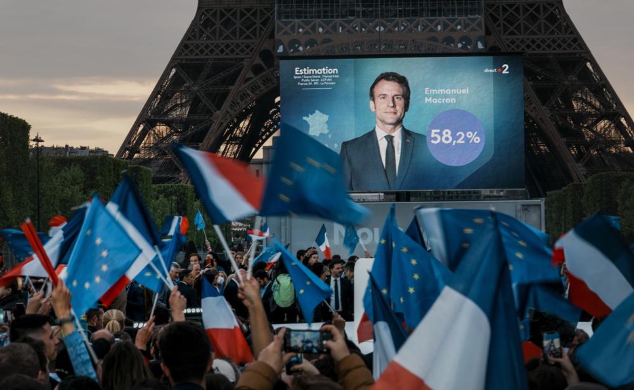 Gana Emmanuel Macron la elección presidencial en Francia