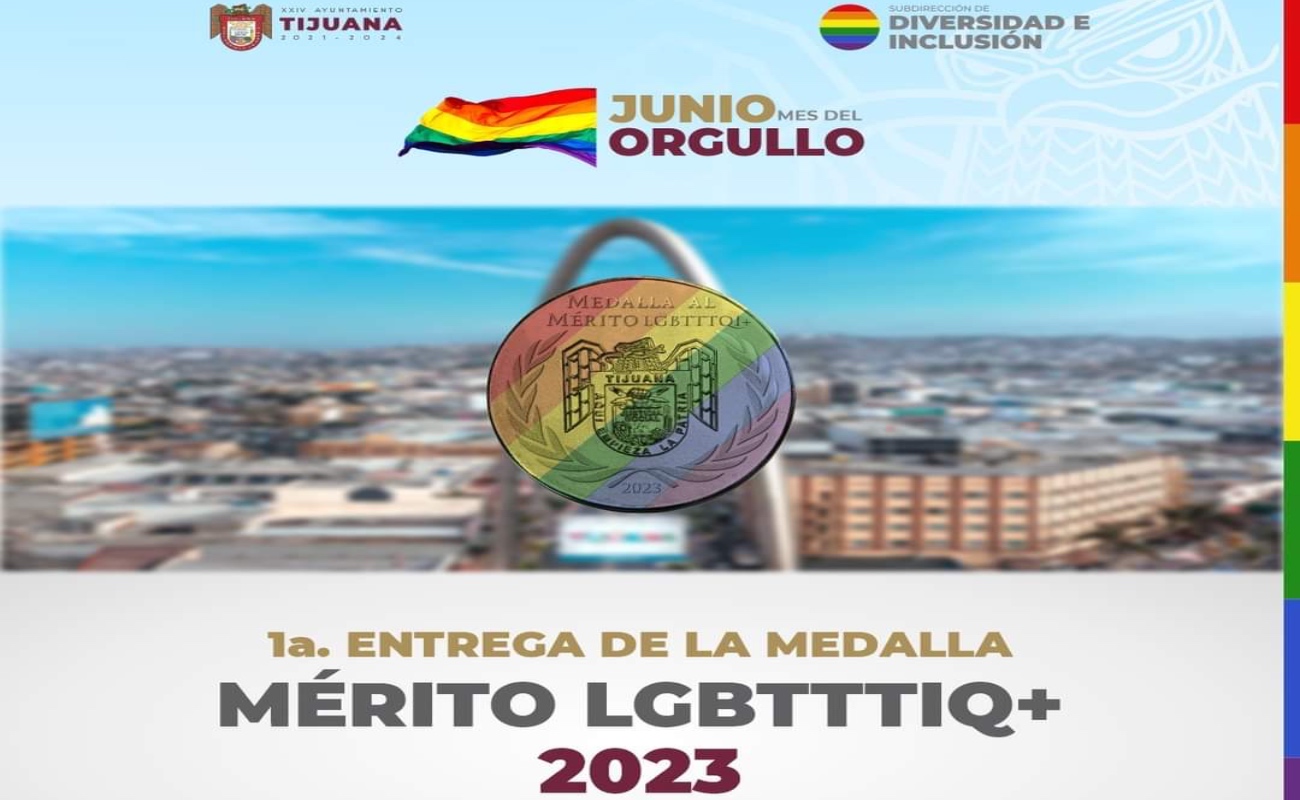 Entregará XXIV Ayuntamiento de Tijuana por primera vez la Medalla al Mérito LGBTTTIQ+